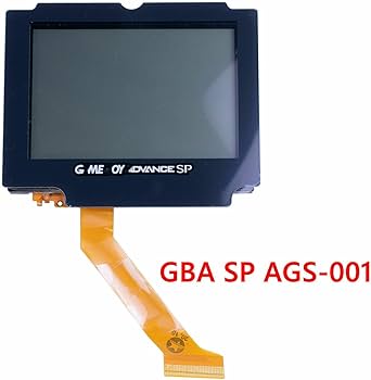 Amazon.co.jp: for Gameboy Advance SP GBA SP用 AGS 001スクリーンLCD