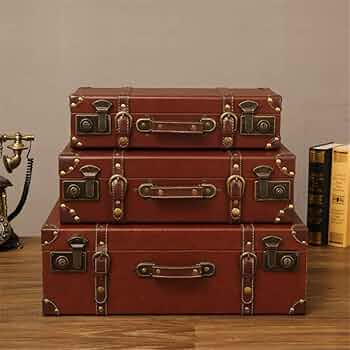 Amazon｜トランクケース アンティーク ヴィンテージスーツケースの撮影