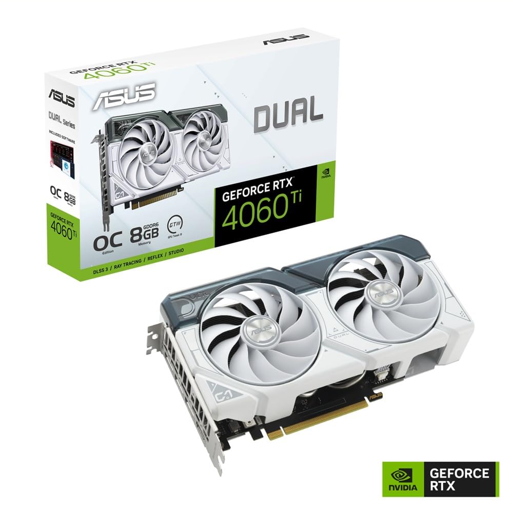 Amazon | ASUS デュアル GeForce RTX 4060 Ti ホワイト OC