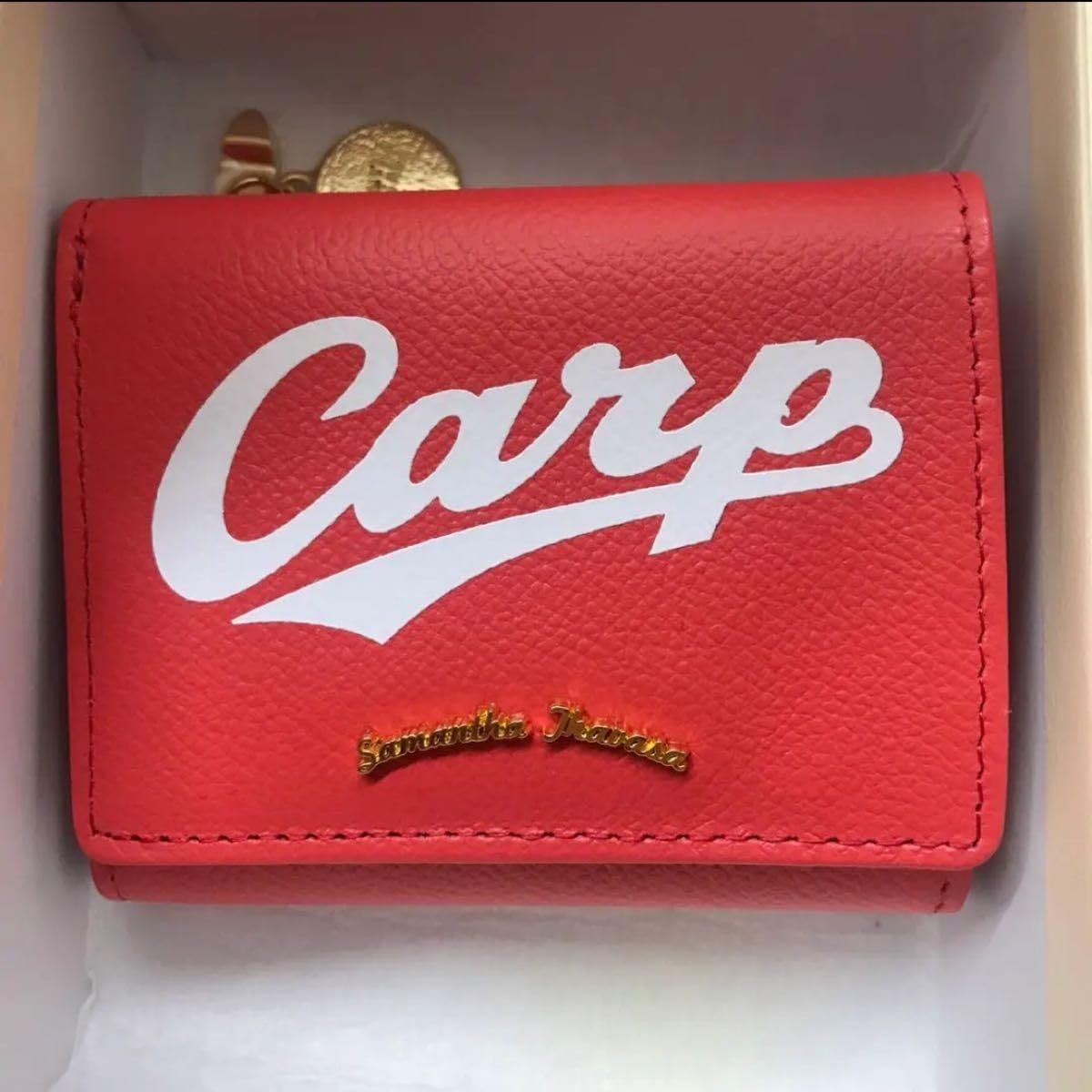 広島カープサマンサコラボ三つ折り財布ウォレットレッド