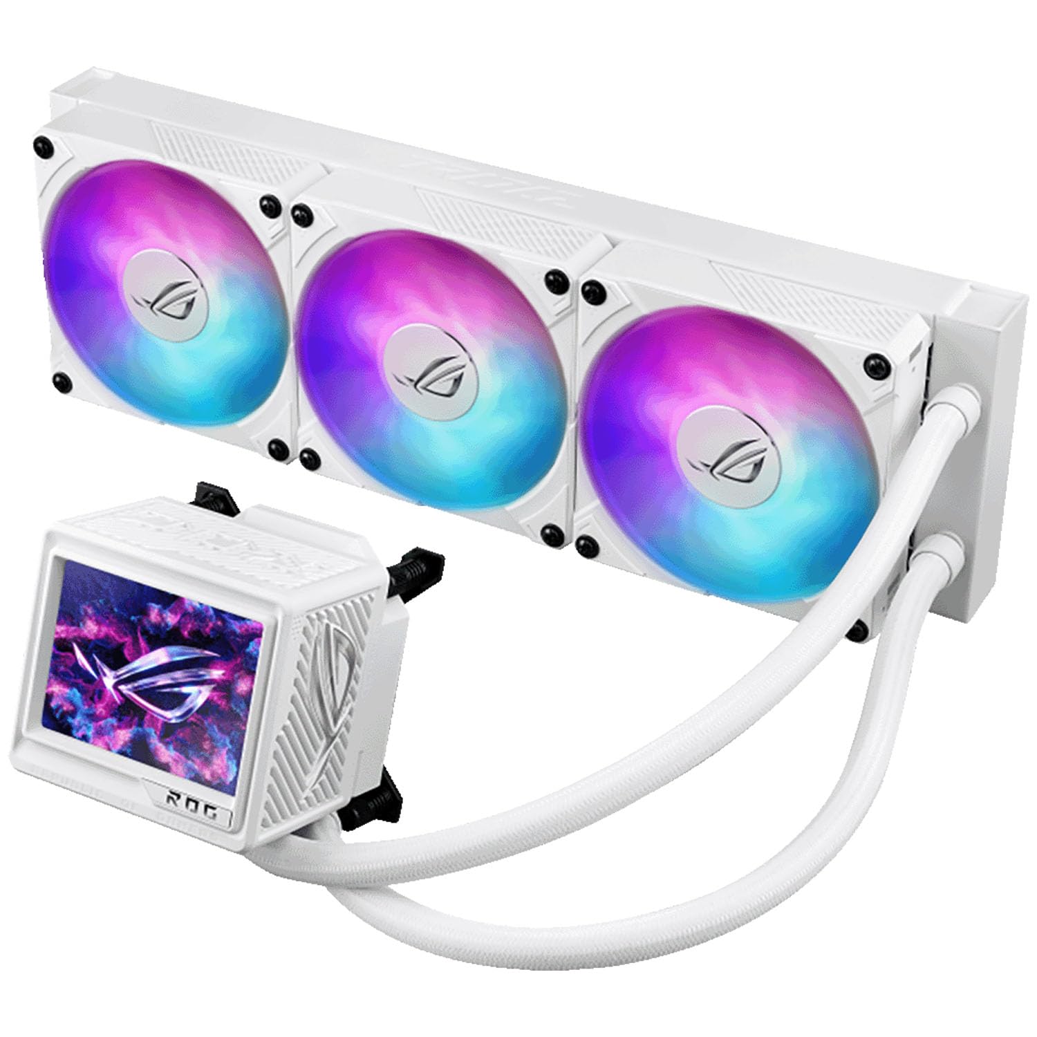 Amazon.co.jp: ASUS CPUクーラー 360mm オールインワン AIO 水冷 LCD