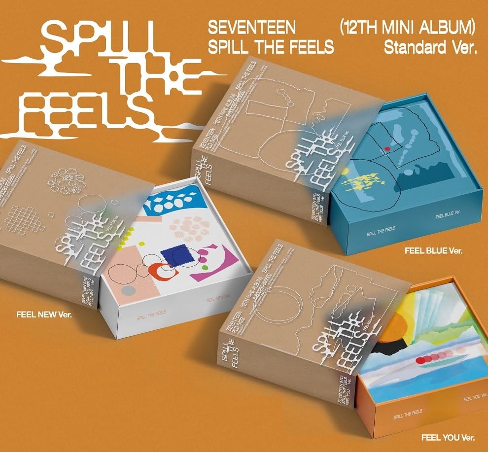Amazon.com: SEVENTEEN Spill The Feels 12th Mini Album (3 ver. SET