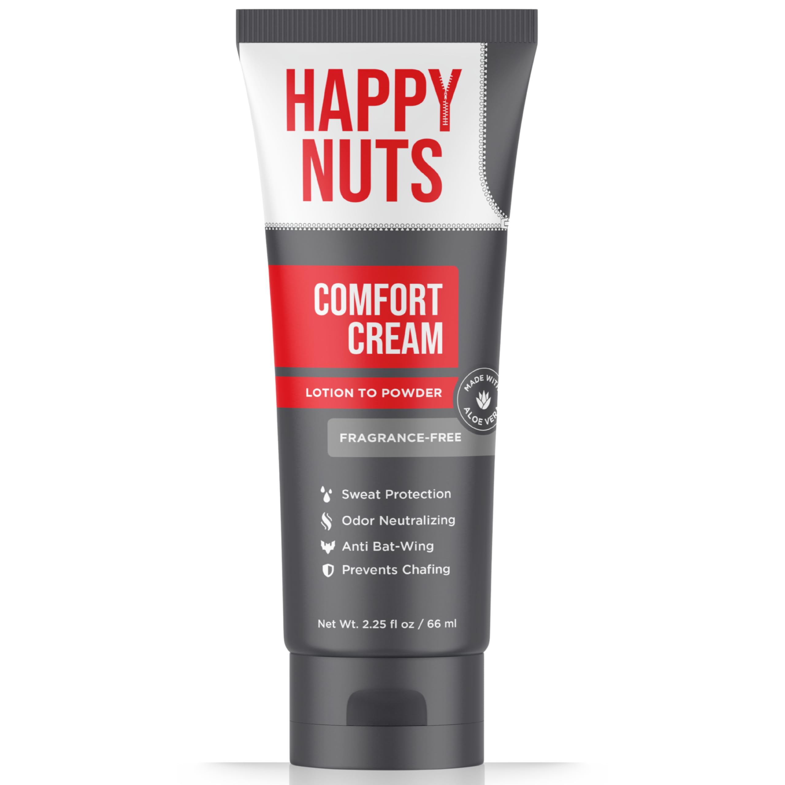 Amazon.com : HAPPY NUTS Comfort Cream Deodorant - Anti-Chafing