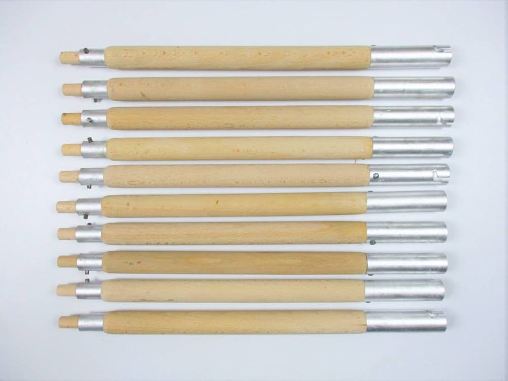 Amazon.co.jp: 東ドイツ軍 NVA テントポール 10本セット 収納袋付き 軍