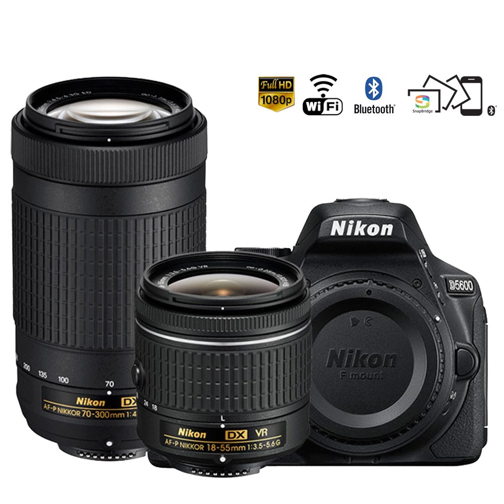 Amazon.com : Nikon D5600 24.2MP DSLR Camera with 18-55mm VR and 70
