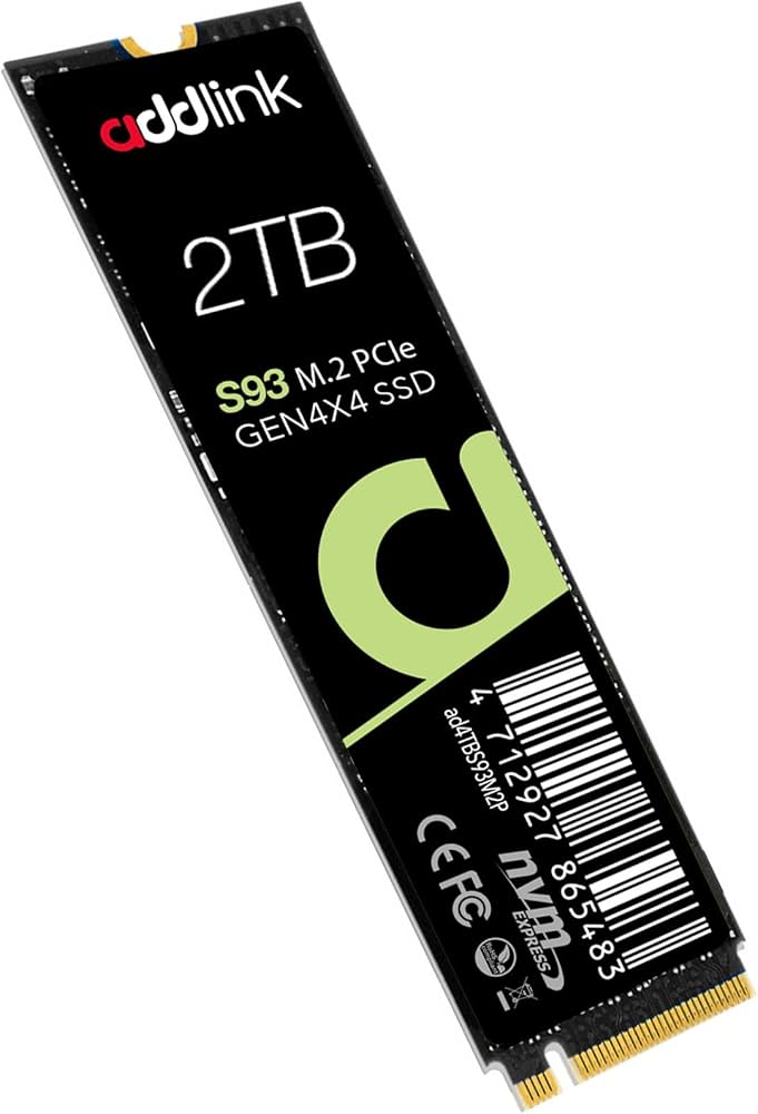 Amazon | Addlink S93 2TB PCIe 4.0 M.2 Gen 4 メモリ拡張 SSD 最大