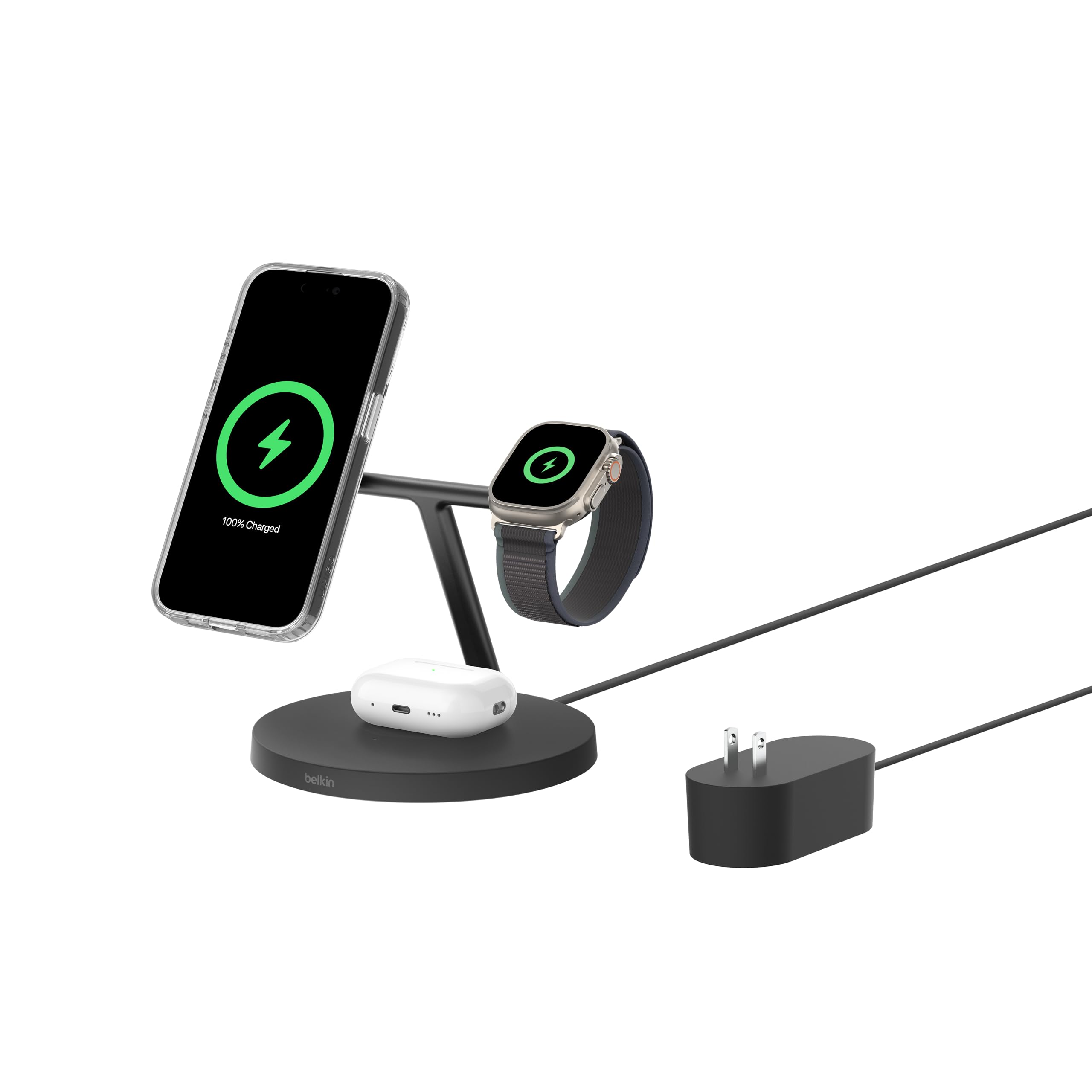 Amazon.com: Belkin MagSafe-Compatible Charger, 3-in-1 Wireless