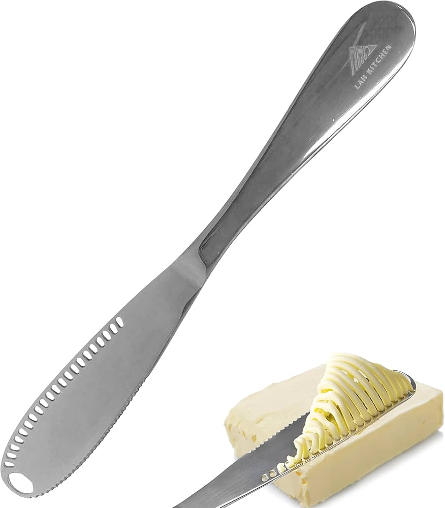 Amazon | LAH Kitchen 3 in 1バターナイフスプレッダー - バター