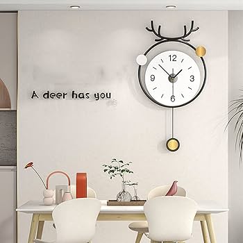 Amazon.co.jp: モダンな振り子時計 - おしゃれ な 壁掛け時計 モダン