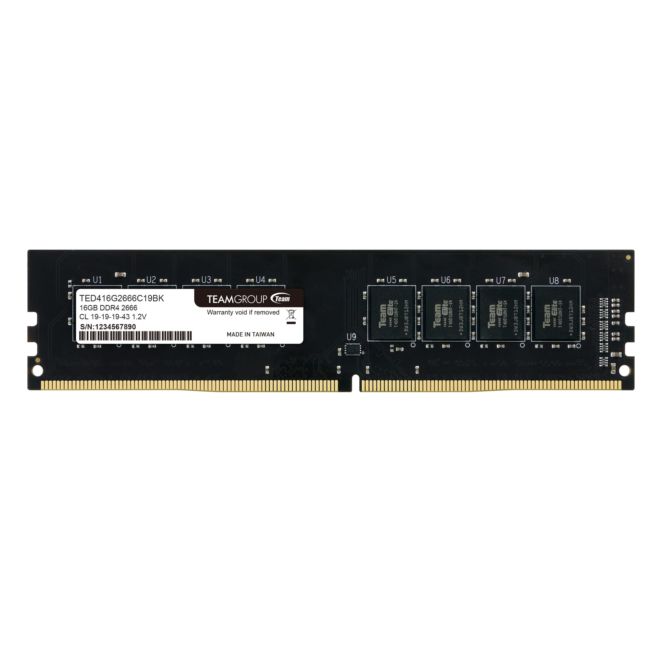 TEAMGROUP Elite DDR4 16GB Single 2666MHz (PC4-21300) CL19