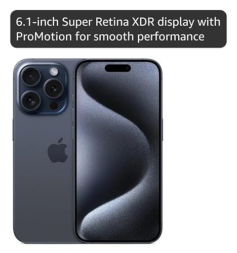 Amazon.com: Apple iPhone (Renewed Premium) 15 Pro, 256GB, Blue