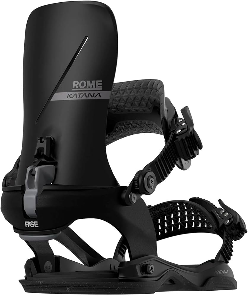 Amazon.com : Rome Katana AW Fase Men's Snowboard Bindings, Black
