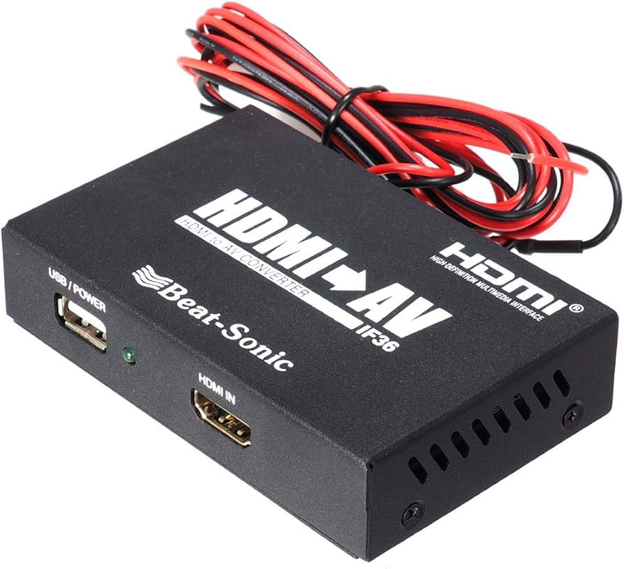 Amazon.co.jp: ビートソニック(Beat-Sonic) HDMI RCA 変換