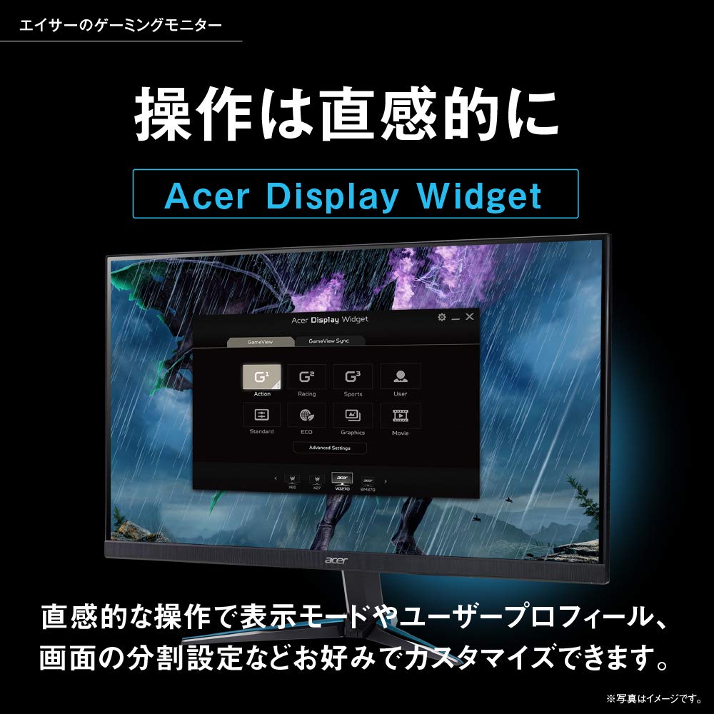 Amazon.co.jp: Acerゲーミングモニター Nitro 27インチ 4K
