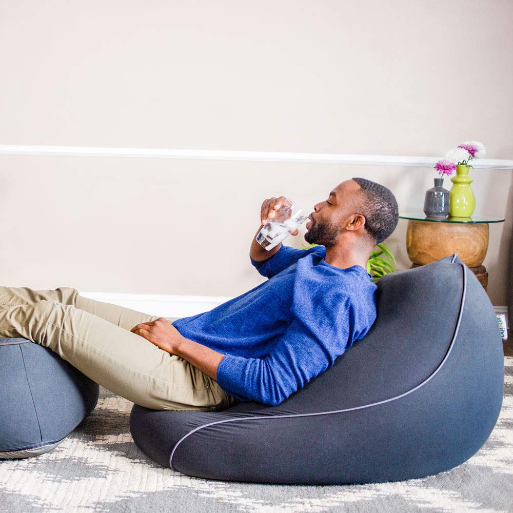 Amazon.co.jp: Yogibo Lounger ヨギボーラウンジャー ダークグレー