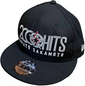Amazon.co.jp: ニューエラ 坂本勇人2000本安打記念 キャップ 黒 帽子