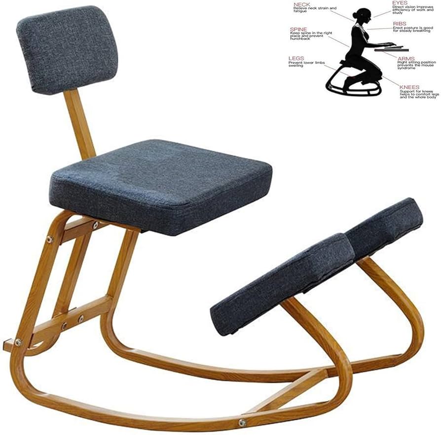Amazon｜バランスチェア学習椅子, 姿勢矯正子供から大人まで背もたれ