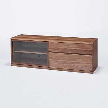 Amazon｜MUJI 無印良品 木製AVラック 幅150×奥行44×高さ50.5cm