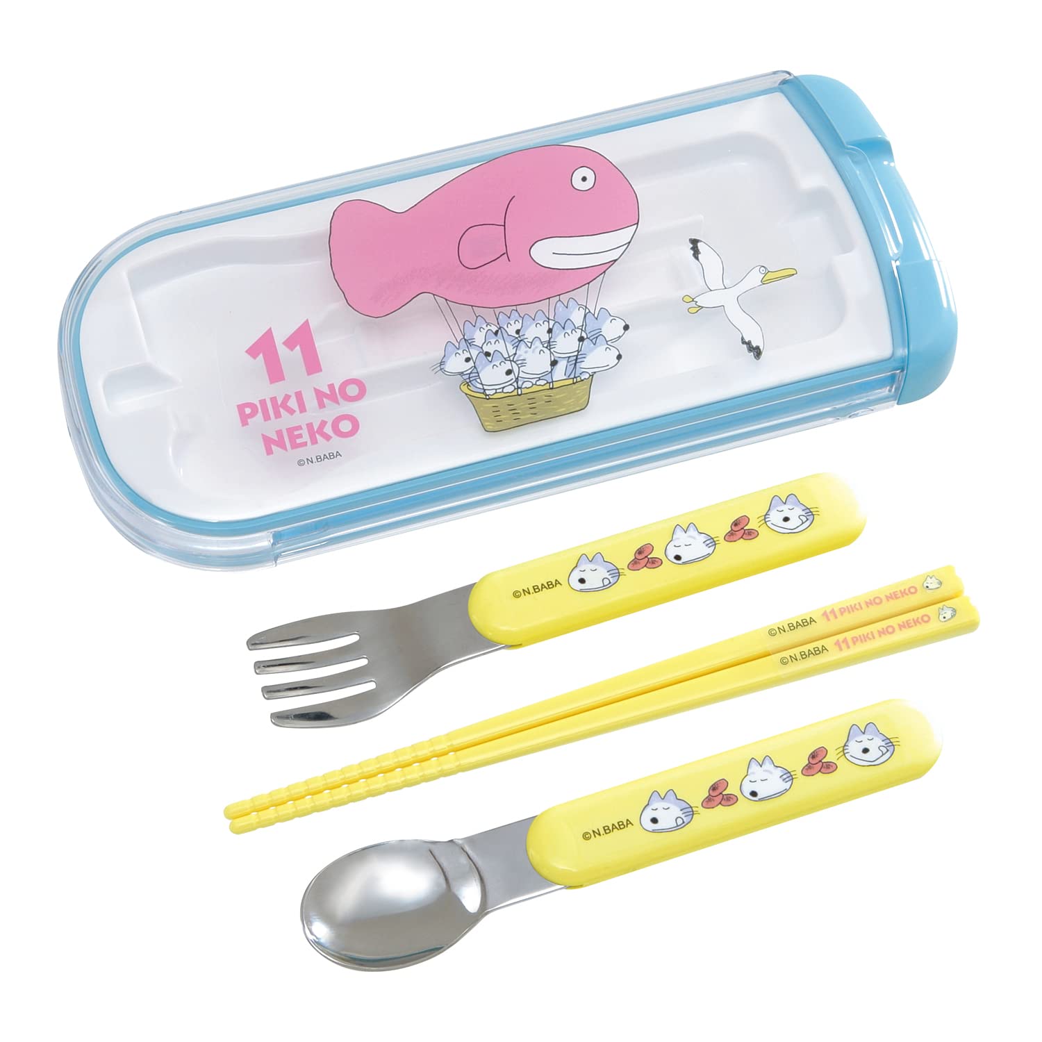 Amazon.co.jp: 学研ステイフル 11ぴきのねこ 箸 スプーン フォーク