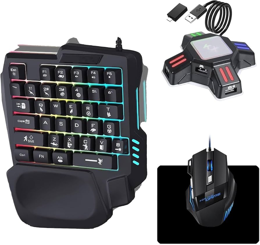 Amazon.co.jp: ゲーム用変換器 キーボード マウス 接続アダプター