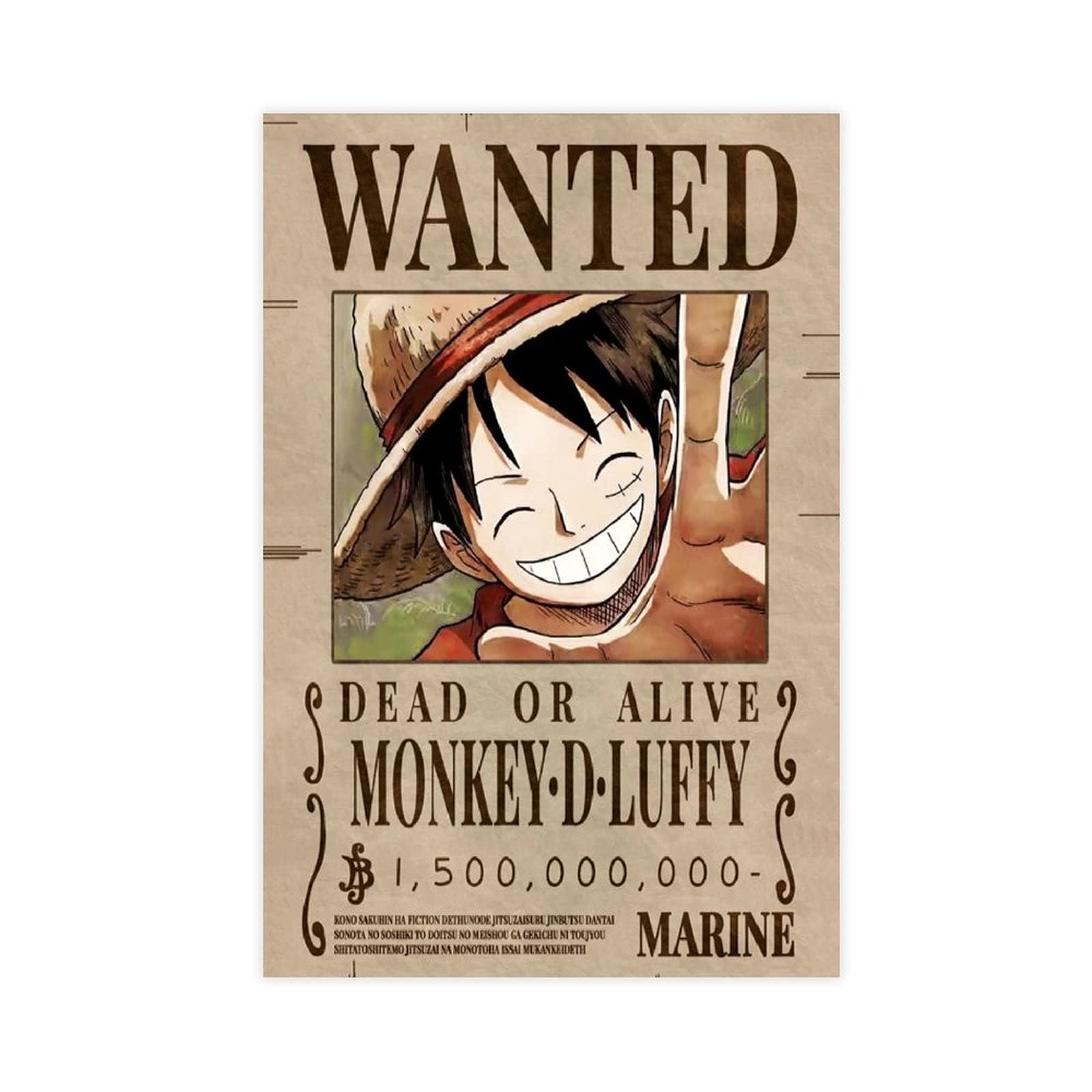 Amazon.co.jp: ワンピース モンキー D ルフィ Wanted アニメ