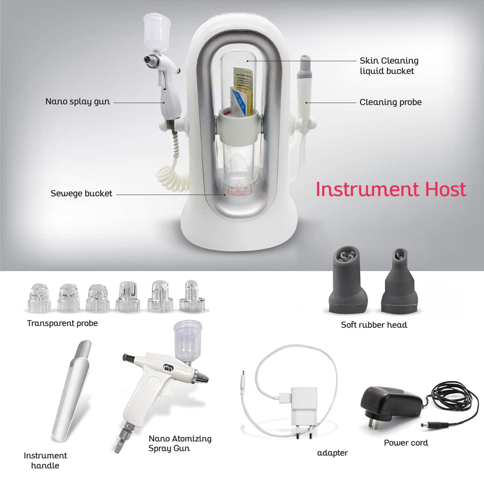 Amazon.co.jp: 水酸素ジェット美容マシン-鼻と顔の皮膚のための