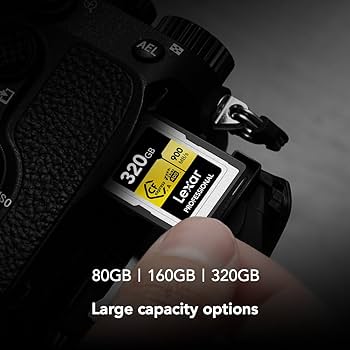 Amazon | Lexar 320GB プロフェッショナル CFexpress Type A GOLD