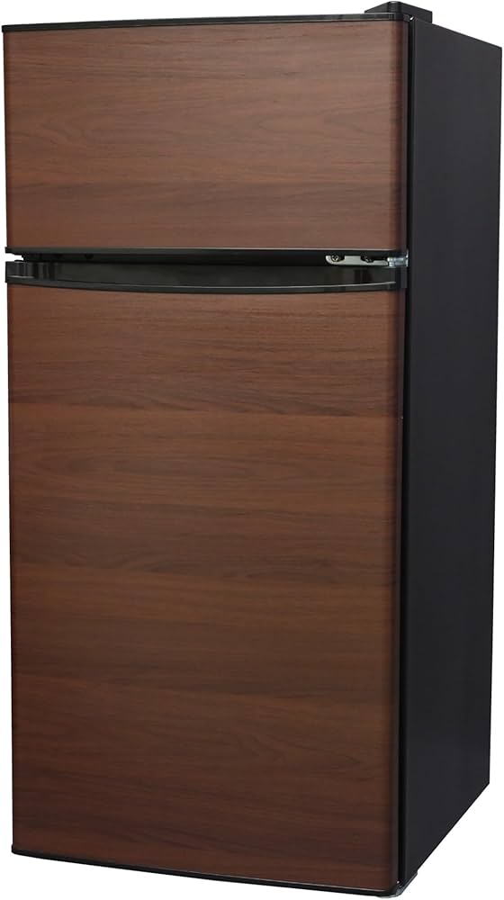 Amazon | [東京Deco] 冷蔵庫 119L 木目調 幅48cm 2ドア 左右開き可能