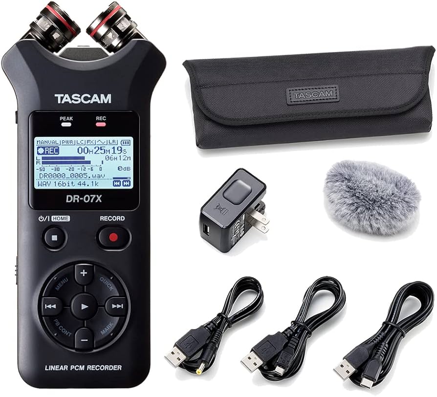 Amazon | TASCAM DR-07X + アクセサリーパック AK-DR11GMKIII セット
