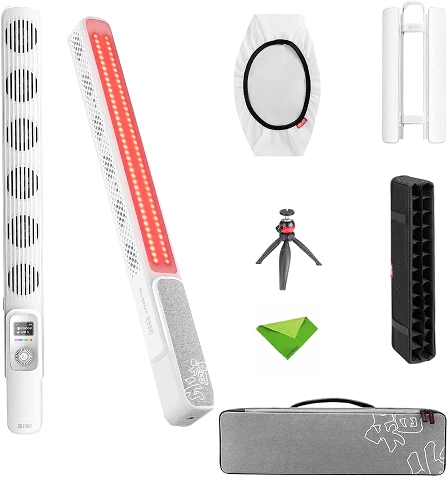 Amazon | Zhiyun F100 ライトワンド RGB LED ビデオライト 100W 20708