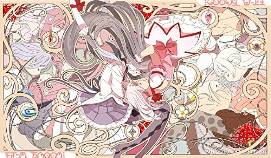 Amazon.co.jp: 天秤を揺らす女 同人ラバープレイマット まどか