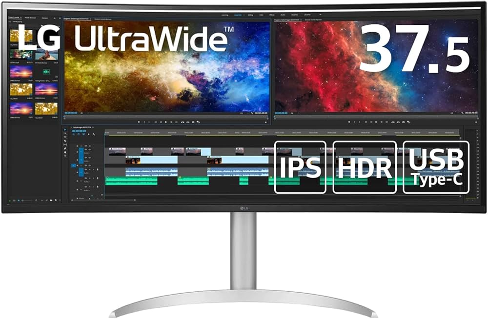 Amazon.co.jp: LG モニター ディスプレイ 38WP85C-W 37.5インチ/曲面