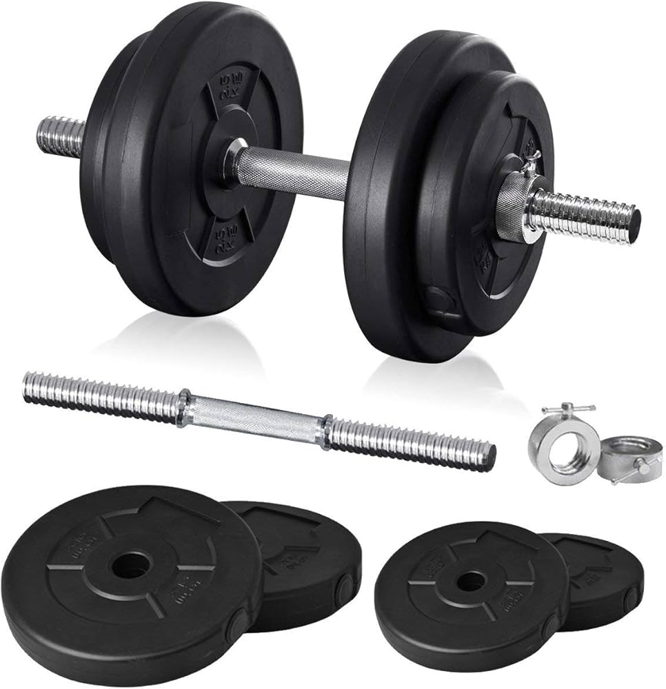 Amazon | FIELDOOR ダンベル 10kg×2(20kg)/15kg×2(30kg)/20kg×2(40kg