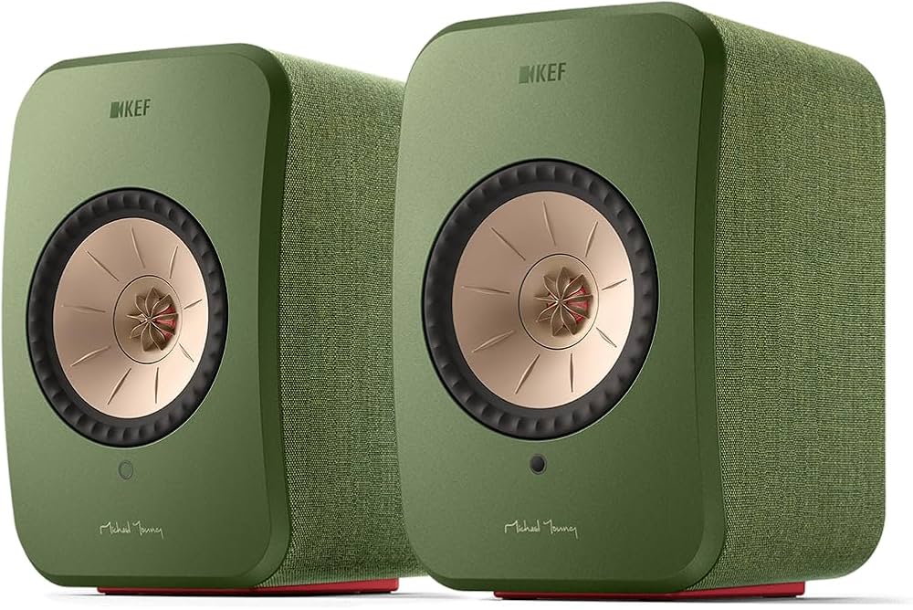 Amazon.com: KEF LSX II Wireless HiFi Speaker System (Olive Green