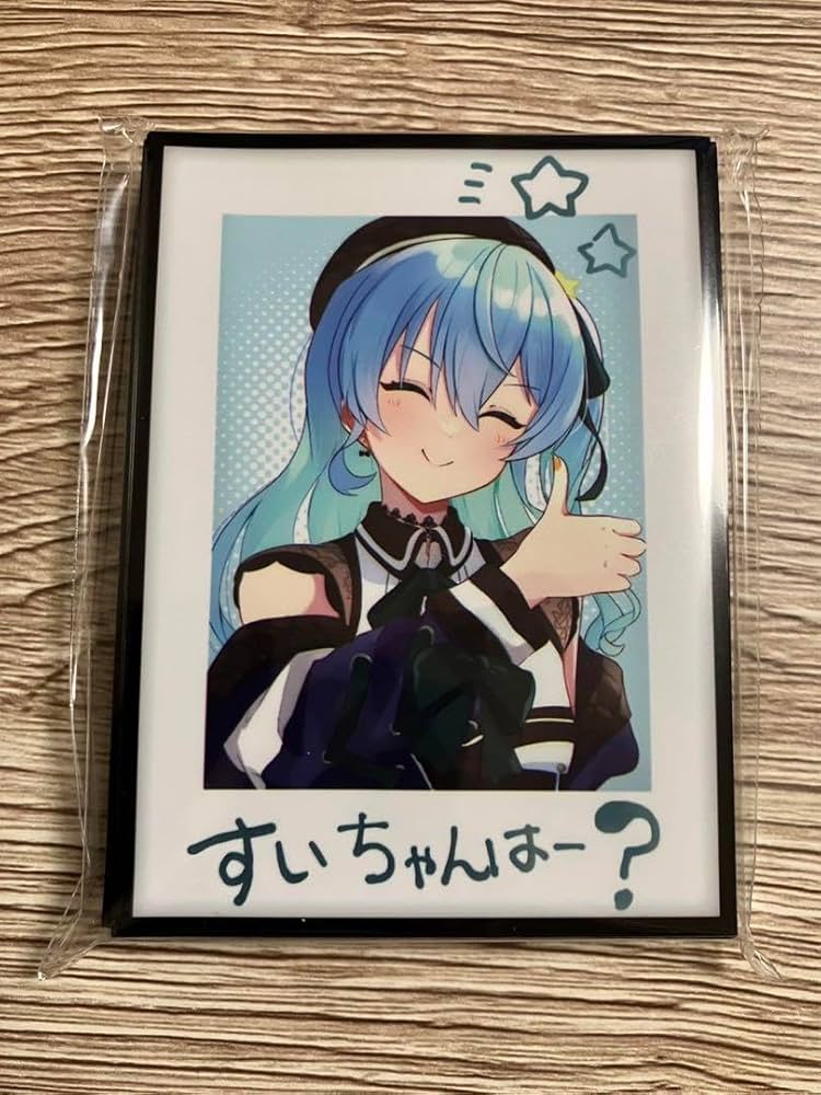 Amazon.co.jp: ミッドナイトブルー ホロ ライブ スリーブ チェキ風 星