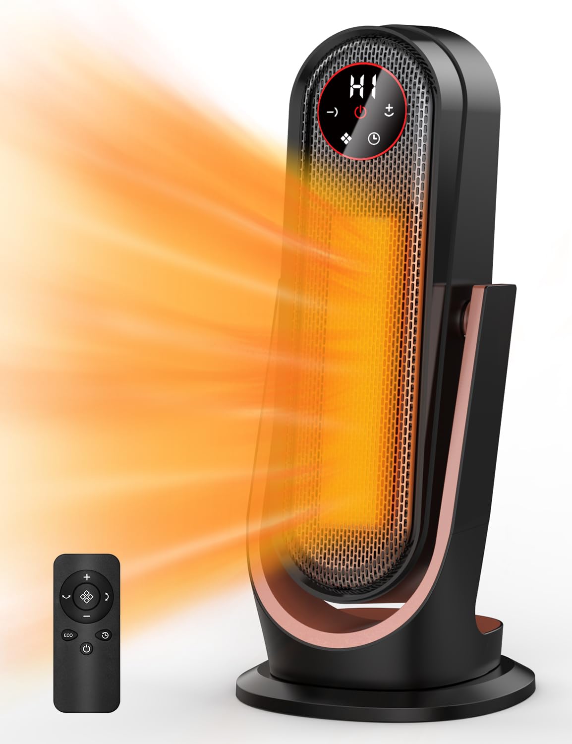 Amazon | Pogeto セラミックヒーター ファンヒーター 電気 省エネ 暖房