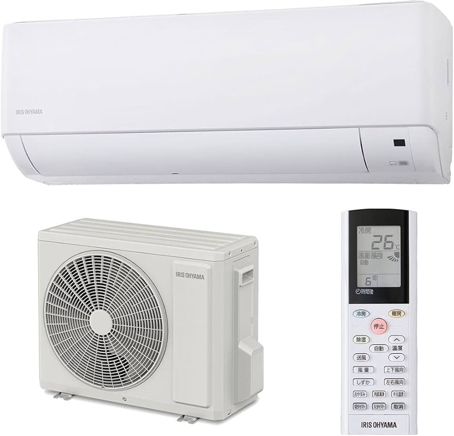 Amazon | アイリスオーヤマ エアコン 8畳用 ルームエアコン 2.5kW 上下