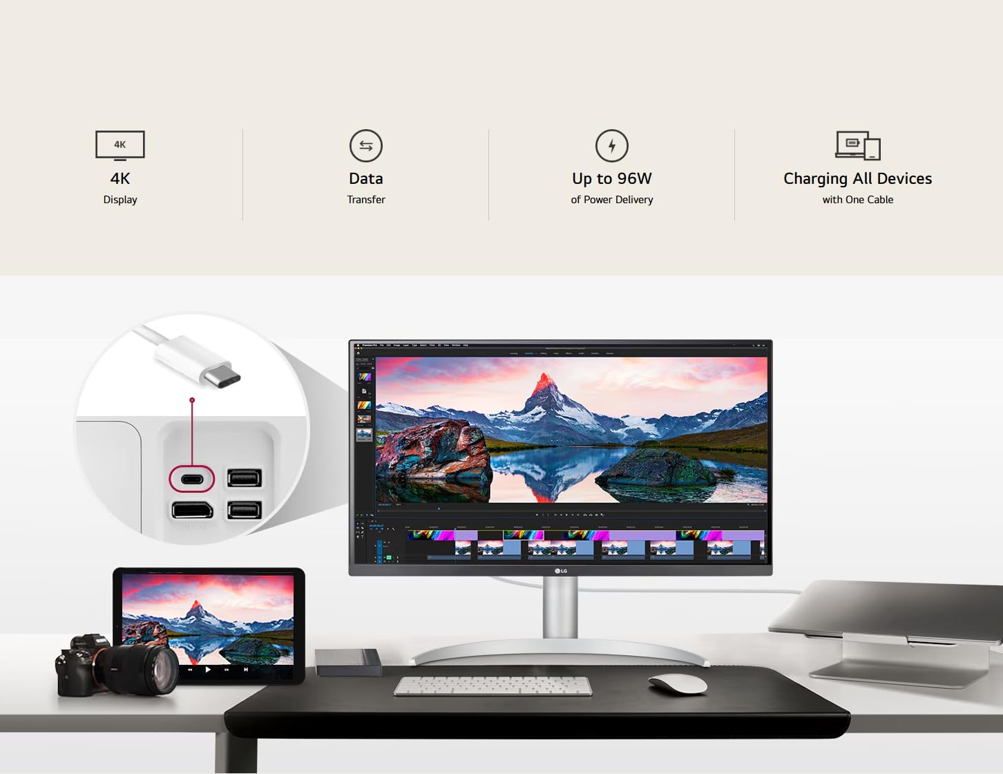 Amazon.com: LG 27'' 4K (3840 x 2160) IPS Monitor with USB Type-C