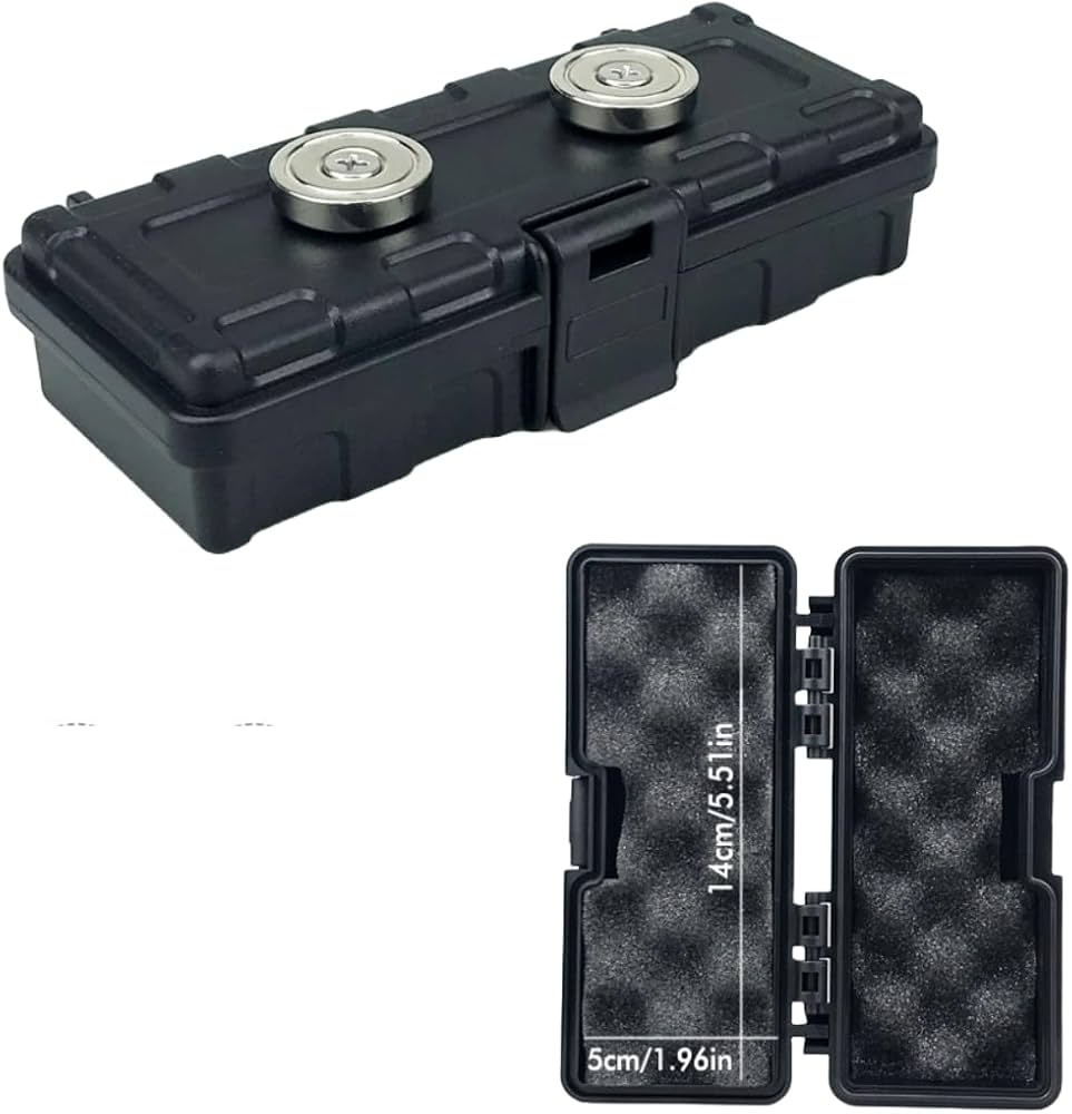 Amazon｜マグネット式シークレットケース, 強力ネオジム磁石付き 防水