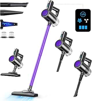 Amazon | 掃除機 コードレス 【26000pa超強力吸引&45分連続稼働