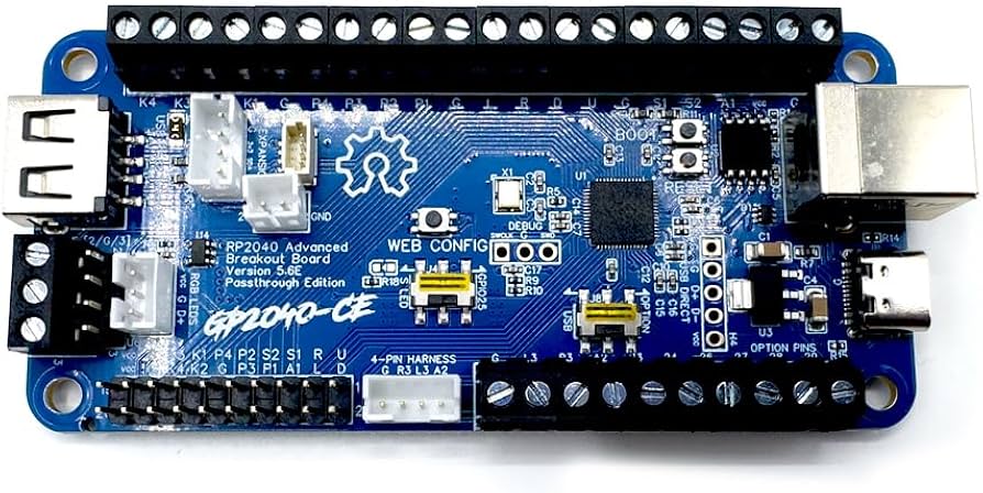 Amazon.co.jp: GP2040-CE V5.6E ファイティングボード アーケード