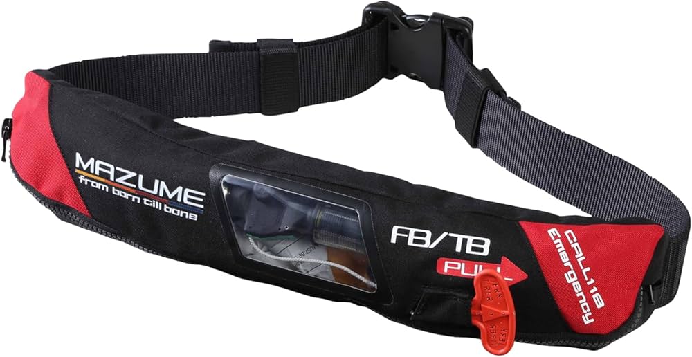 Amazon | mazume インフレータブルウエストSP ライフジャケット 桜