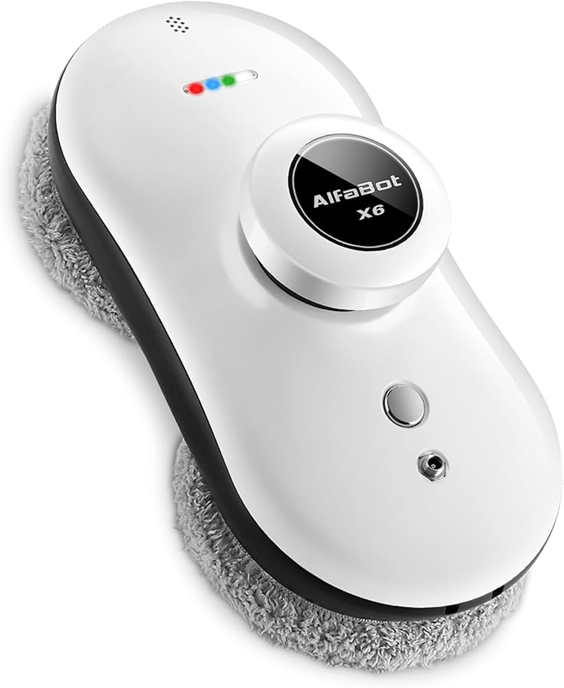 Amazon | AlfaBot X6 窓掃除ロボット 窓掃除 ロボット 窓用 窓ふき