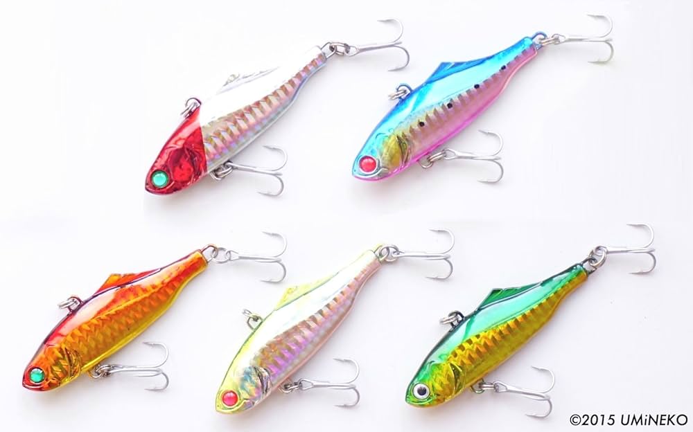 Amazon.co.jp: ウミネコ(UMINEKO) 湾奥 シーバス バイブレーション 5個