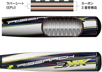 Amazon | SSK ライズアーチ3XXX Jr (9010)ブラック×ホワイト 78 | SSK