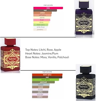 Amazon.com : Lattafa Perfumes Bade'e Al Oud for Unisex 3 Piece Eau