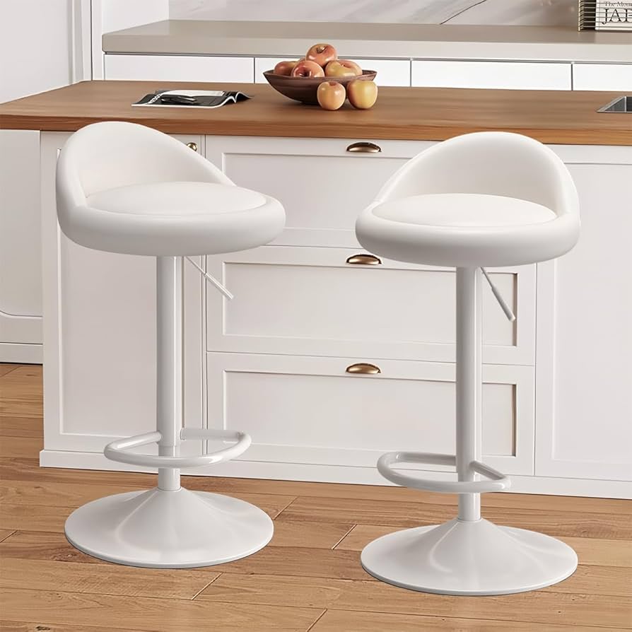 Amazon｜JPBSTO カウンターチェア 2脚セット 回転 昇降式 PUレザー