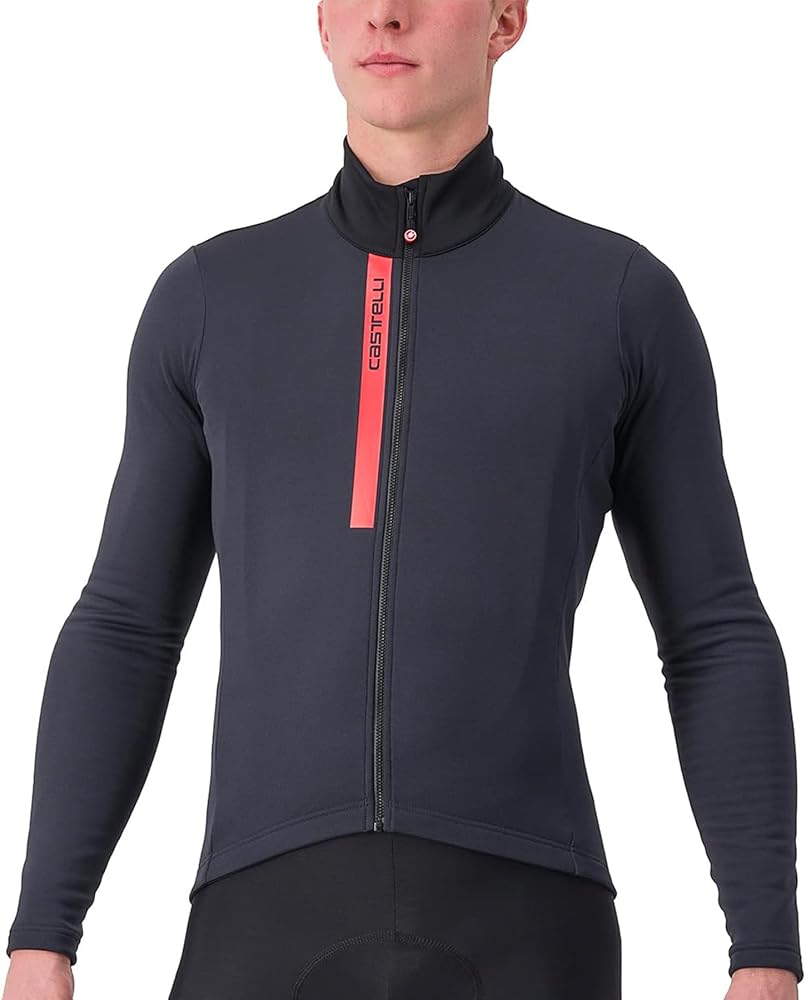 Amazon.com: CASTELLI Men's Entrata Thermal Jersey, Long Sleeve Zip