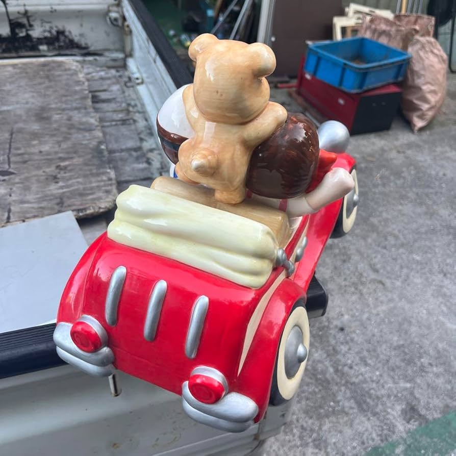 Amazon.co.jp: 不二家 ペコちゃん ペコポコハッピードライブ 陶器製 車