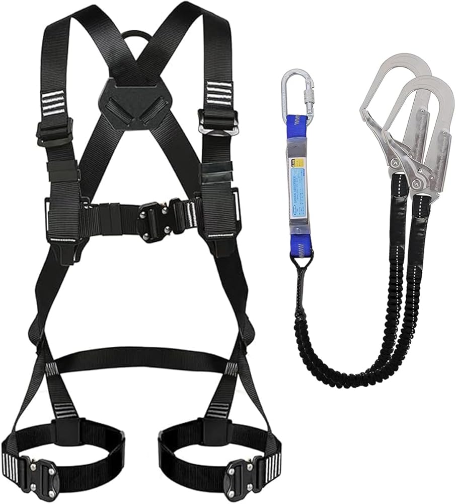 Amazon.co.jp: [OVZEXAO] フルハーネス 安全帯 ランヤード セット